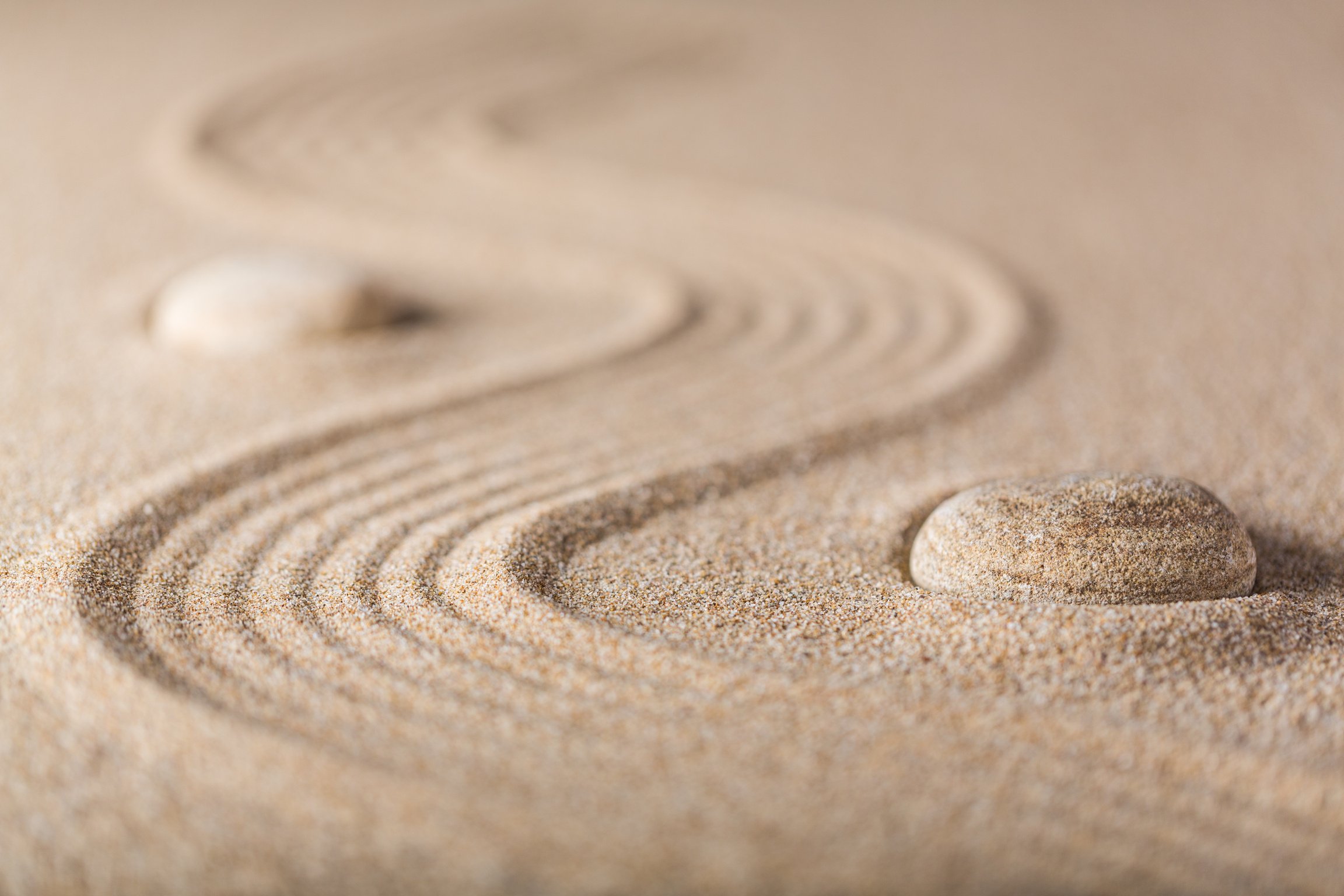 Stones on Sand